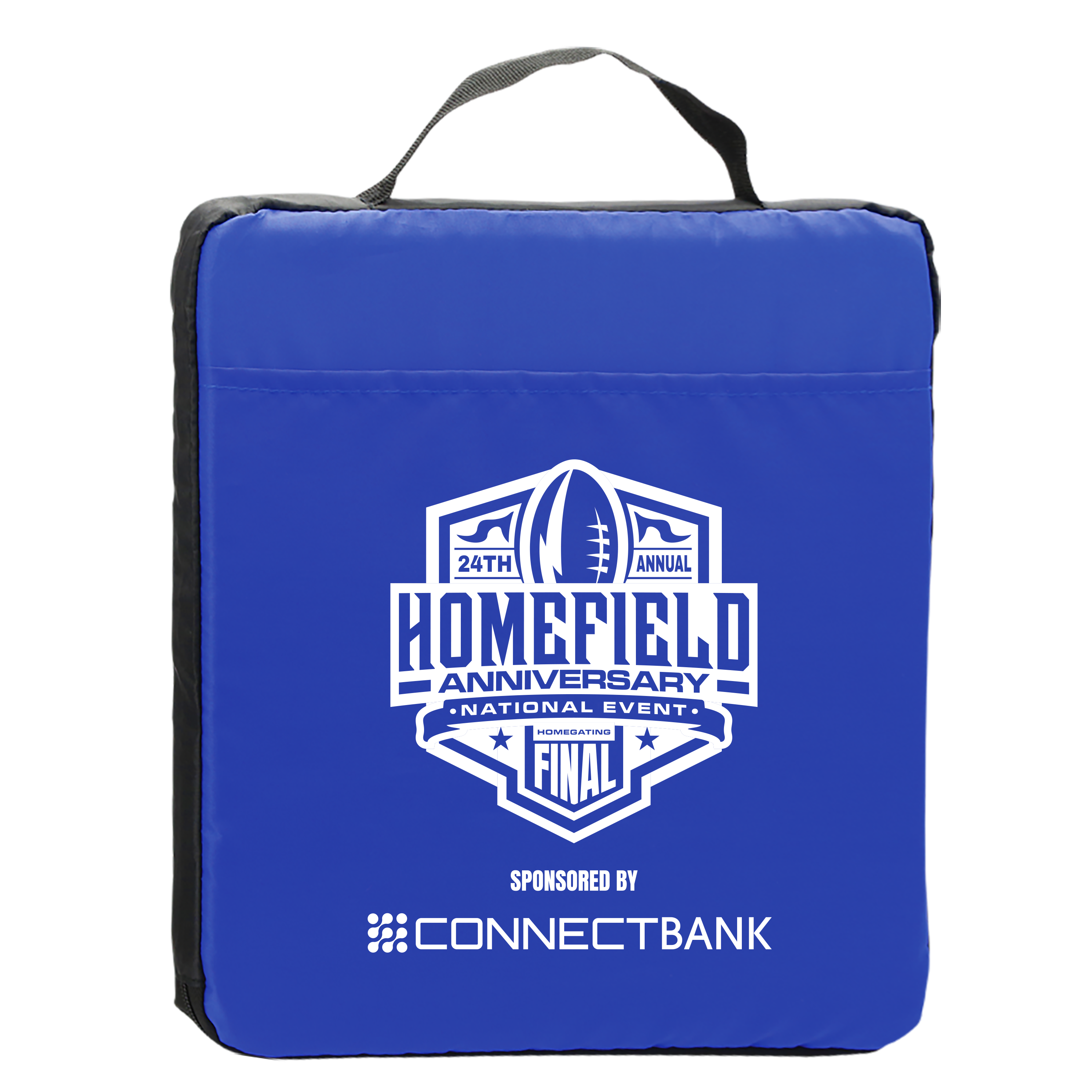 13.5" Fabric Stadium Cushion with Pocket